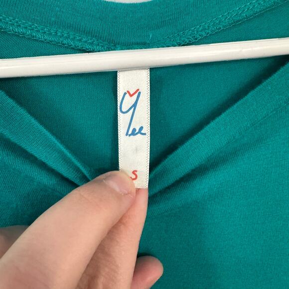 Yee Sleeveless Tank Top Swing Mini Dress Size Small Rayon & Spandex w/ Pockets - Picture 6 of 6